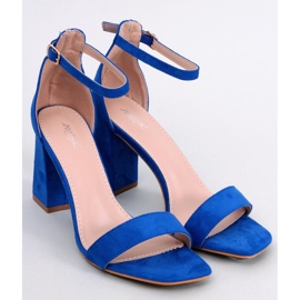 Aisha Navy heeled sandals blue 1 Aisha Navy heeled sandals blue 1