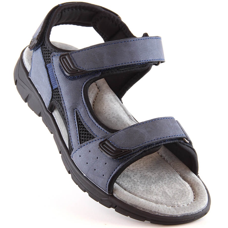 American Club men's navy blue velcro sandals 1 American Club men's navy blue velcro sandals 1