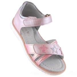 Velcro sandals Miss Jr EVE427A pink 1