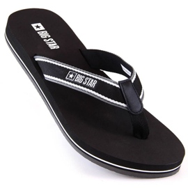 Flat flip-flops Big Star W JJ274A377 black 1