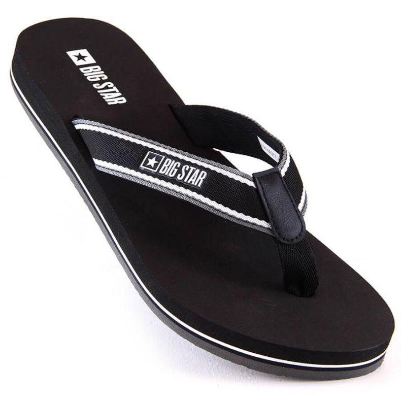 Flat flip-flops Big Star W JJ274A377 black 1