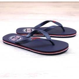 Big Star M JJ174537 navy blue flip-flops 2