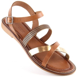 Flat sandals Potocki W RS64007 brown 1