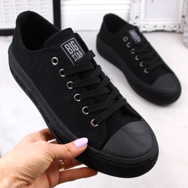 Sneakers on the platform Big Star W INT1874A black 1