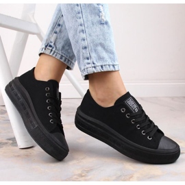 Sneakers on the platform Big Star W INT1874A black 2