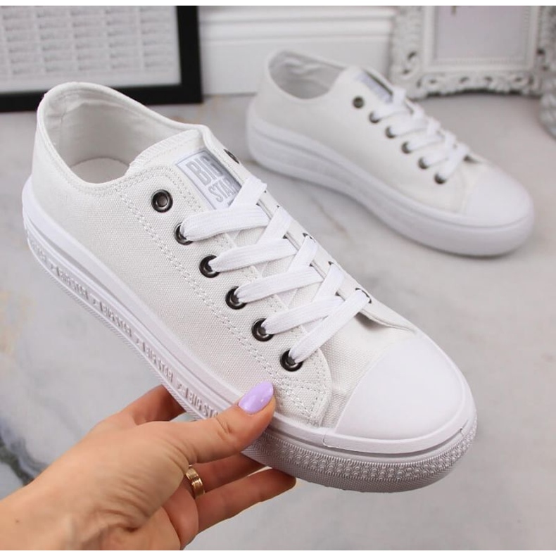 Sneakers on the platform Big Star W INT1874B white 1