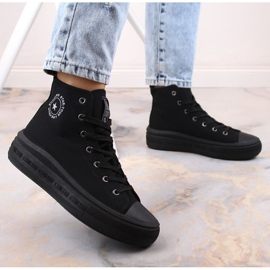 Platform ankle sneakers Big Star W INT1875A black 2