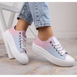 Platform sneakers Big Star W INT1876B multicolor multicolored 2