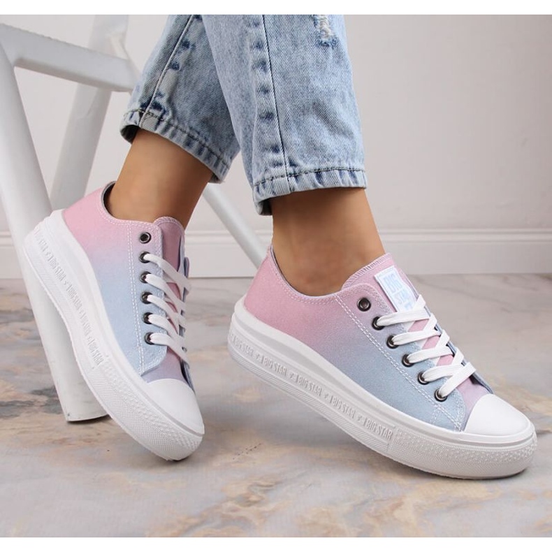 Platform sneakers Big Star W INT1876B multicolor multicolored 2