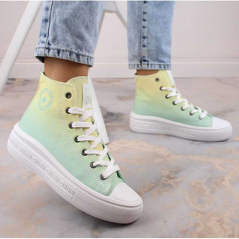 Platform ankle sneakers Big Star W INT1877A multicolor multicolored 2