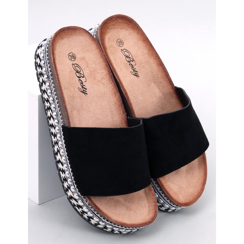 BM Donnie Black embellished sandals 1