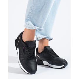 Women's black shelovet trainers 1