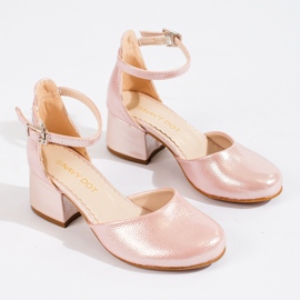 W. Potocki High-heeled pumps for girls pink Potocki 1