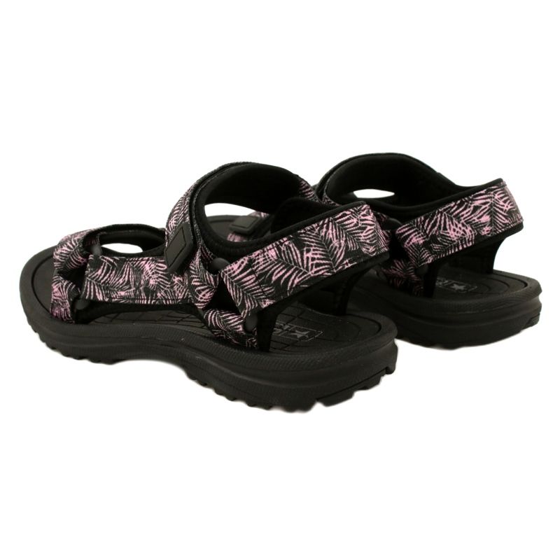 Black women's sports sandals with Velcro News 23SD11-5630 5