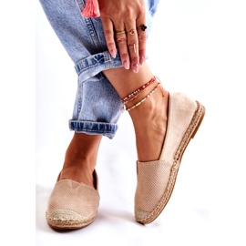 PG1 Women's Slip-on Suede Espadrilles Beige Corry 2