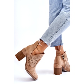Bella Paris Layne Beige Suede Cut Out Boots 5 Bella Paris Layne Beige Suede Cut Out Boots 5
