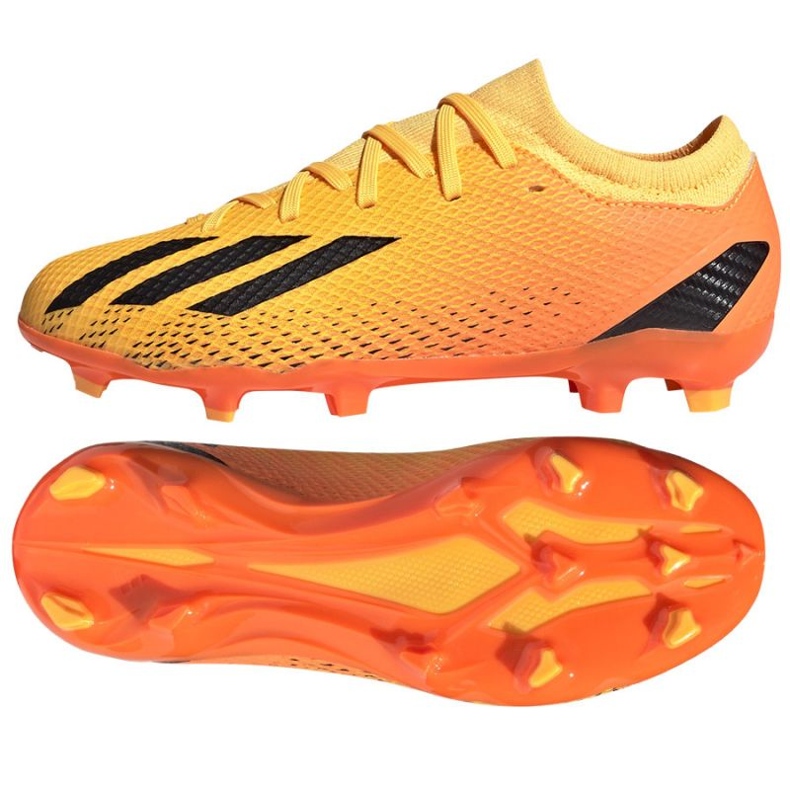 Adidas X Speedportal.3 Fg Jr GZ5072 football shoes orange oranges and reds 1 Adidas X Speedportal.3 Fg Jr GZ5072 football shoes orange oranges and reds 1