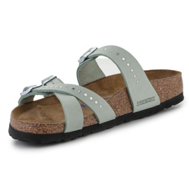 Birkenstock Franca Injected Rivets Matcha Slippers W 1024267 green 2