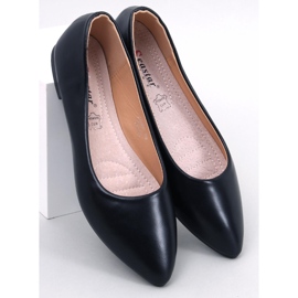BM Trento Black leather insole ballerinas 1