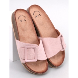 Darke Rosa buckle sandals pink 1