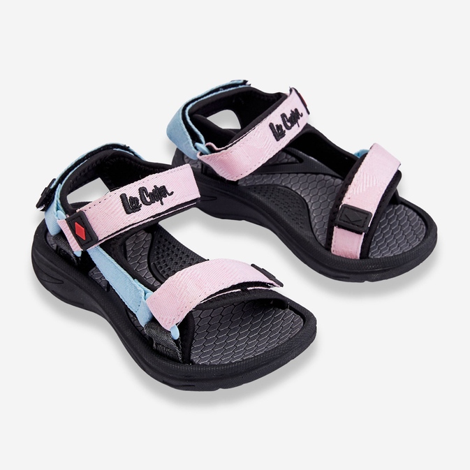 Lee Cooper Children's Sandals LCW-23-34-1687 Blue-Pink 2