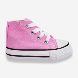 Children's High Sneakers Pink Filemon 1