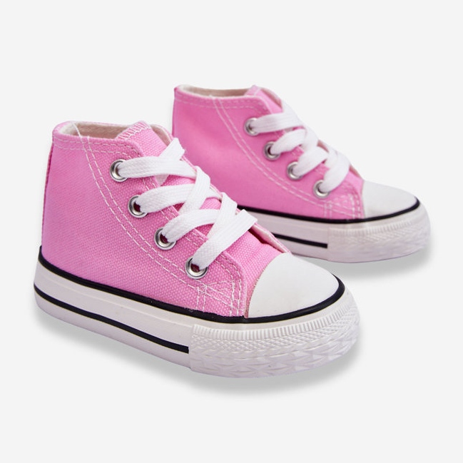 Children's High Sneakers Pink Filemon 2