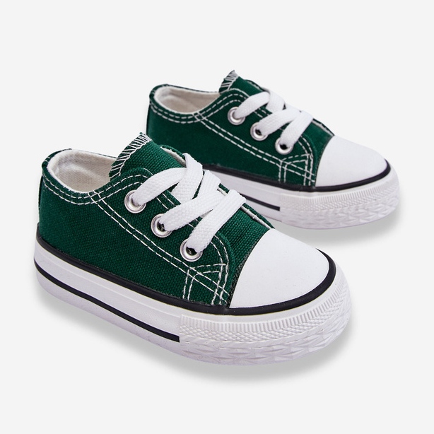 Children's Classic Sneakers Green Filemon 2