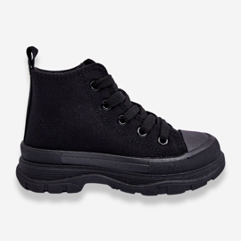 FR1 Children's High Sneakers Black Freeze 1