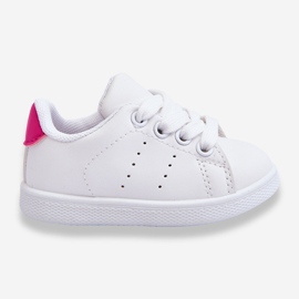 FR1 Children's Sport Shoes White and Pink Miles 1