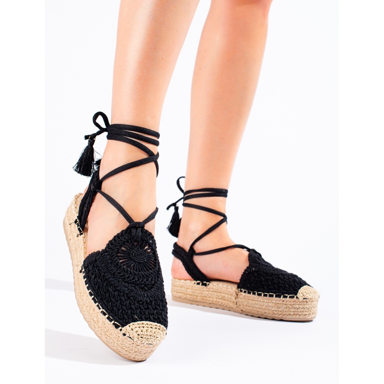 Black platform espadrilles from Shelovet boho 1
