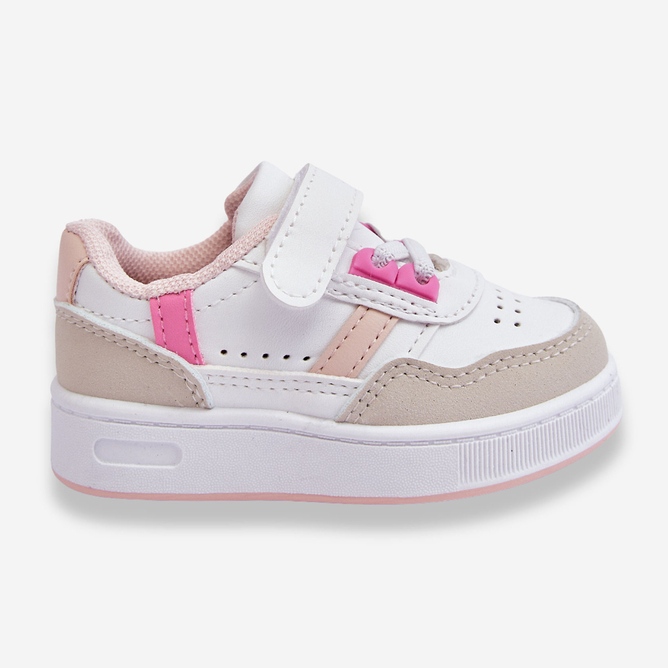 FR1 Classic Children's Sport Shoes White and Pink Marlin 1