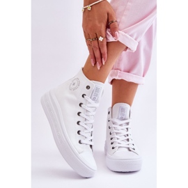 Women's High Sneakers Big Star LL274A183 White 2