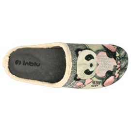 Inblu women's slippers 155d209 Misia application grey 2
