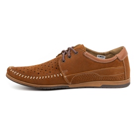 KOMODO Men's shoes moccasins 875 summer camel multicolored 2