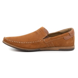KOMODO Men's leather loafers 876 camel multicolored 1 KOMODO Men's leather loafers 876 camel multicolored 1