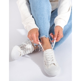 Big Star LL274071 women's white sneakers 1