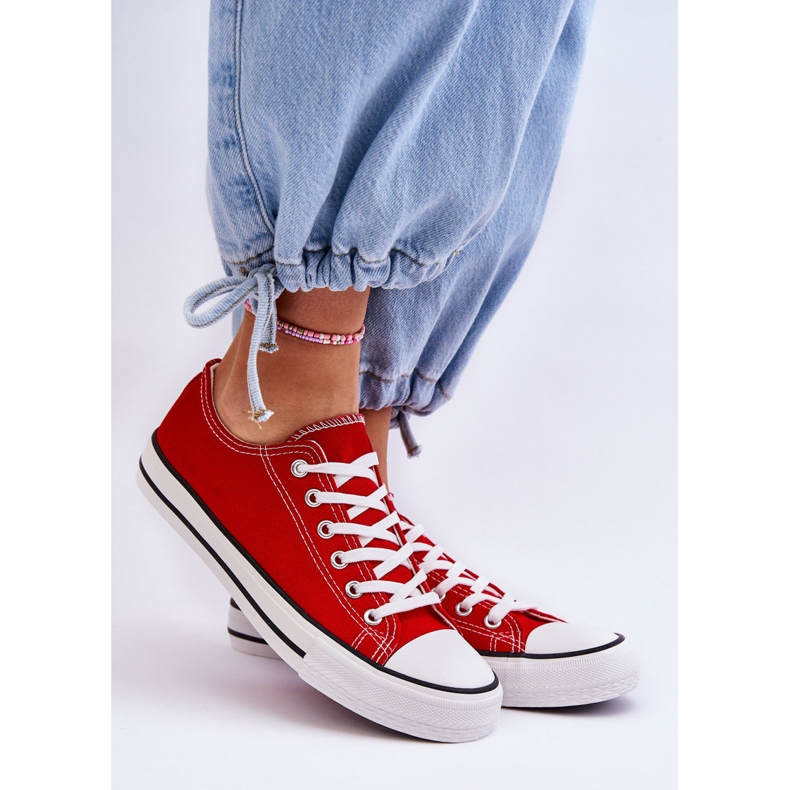 FR1 Women's Classic Low Sneakers Red Vegas 1