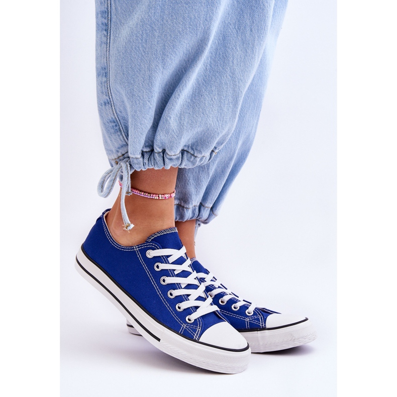 FR1 Women's Classic Low Top Sneakers Blue Vegas 1