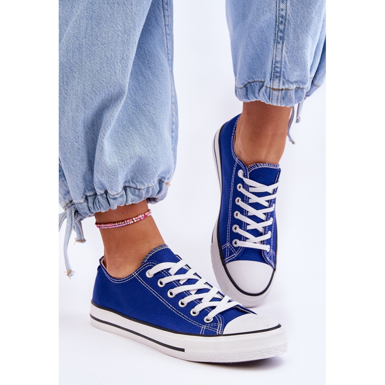 FR1 Women's Classic Low Top Sneakers Blue Vegas 2