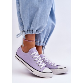 Women's Classic Low Top Sneakers Purple Vegas 1
