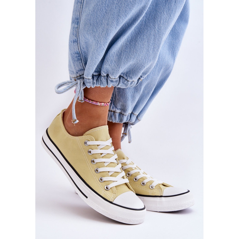 FR1 Women's Classic Low Sneakers Yellow Vegas 1