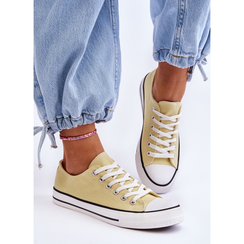 FR1 Women's Classic Low Sneakers Yellow Vegas 2