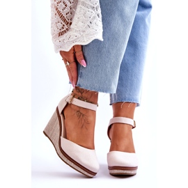 PS1 Women's Classic Wedge Sandals Beige Malani 1 PS1 Women's Classic Wedge Sandals Beige Malani 1