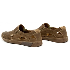 Olivier Leather men's shoes 937MP brown 5