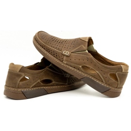 Olivier Leather men's shoes 937MP brown 4