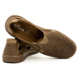 Olivier Leather men's shoes 937MP brown 3