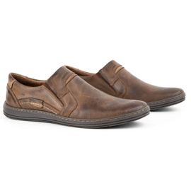 Olivier Men's moccasins made of 520MP leather, dark brown 1 Olivier Men's moccasins made of 520MP leather, dark brown 1