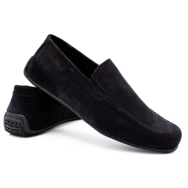 Polbut Men's leather loafers 2105 black nubuck 2 Polbut Men's leather loafers 2105 black nubuck 2