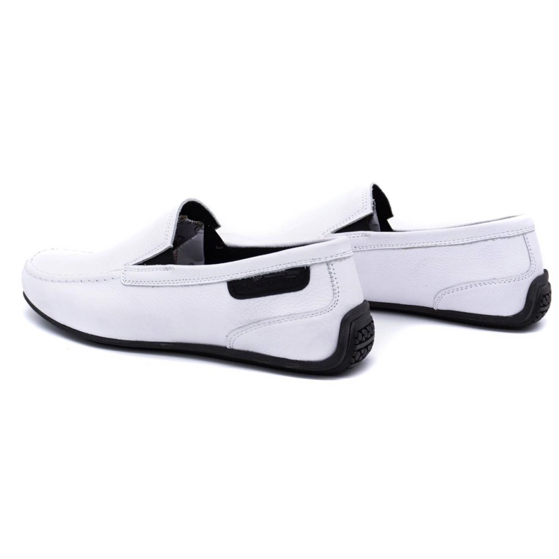 Polbut Men's leather loafers 2105 white 4 Polbut Men's leather loafers 2105 white 4